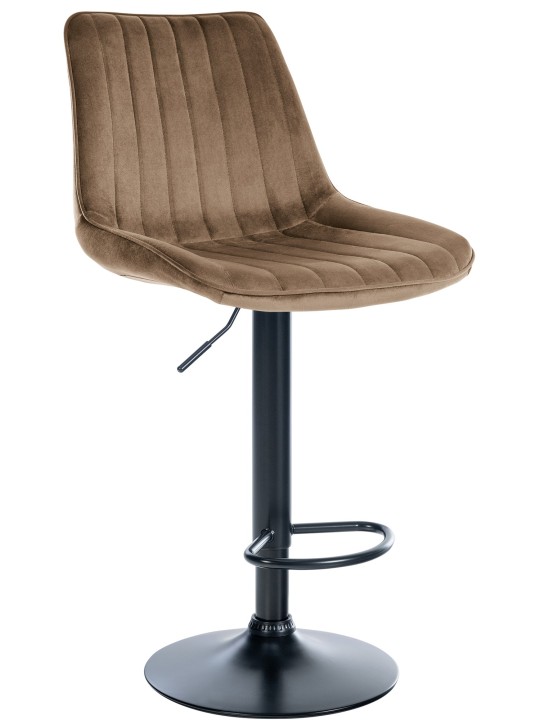 Barstol Toni fløjl, brun Barstol Toni fløjl, brun