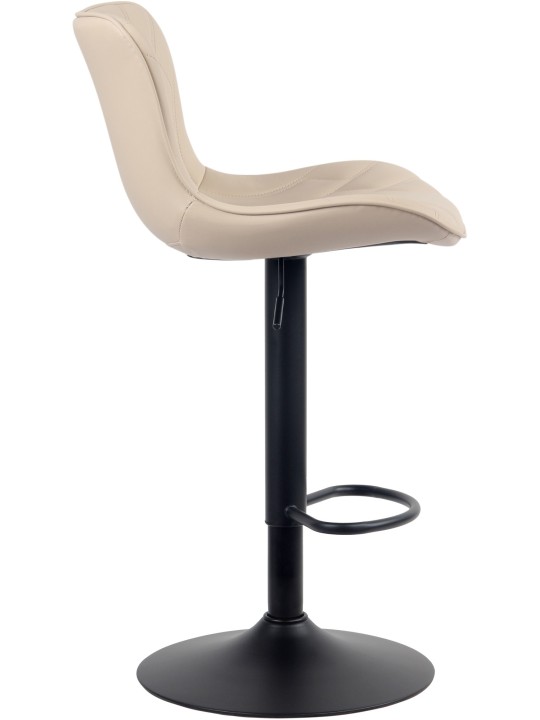 Barstol Linus imiteret læder, creme