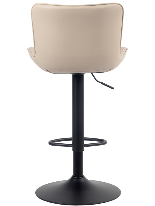 Barstol Linus imiteret læder, creme