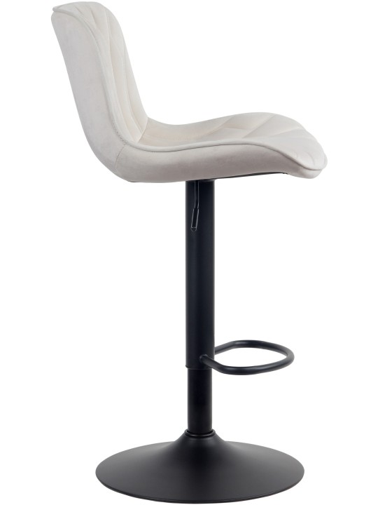 Barstol Linus fløjl, creme