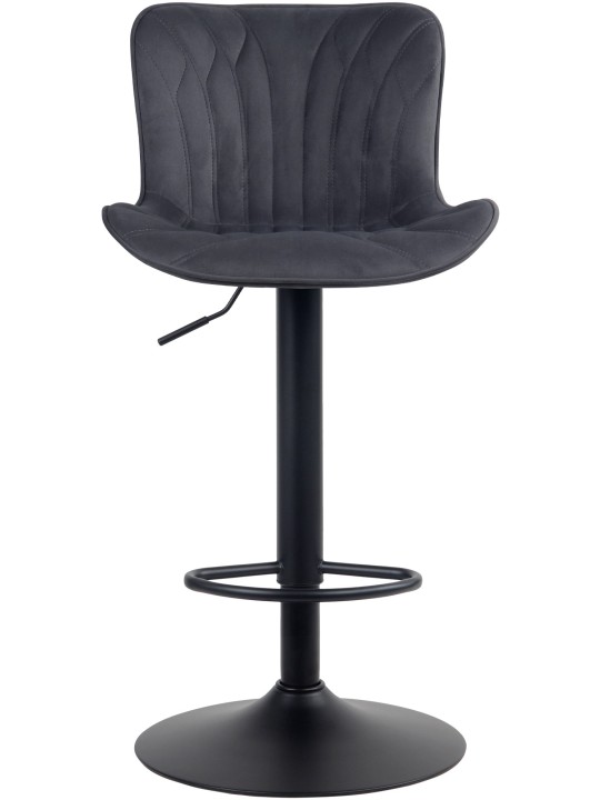 Barstol Linus fløjl, sort Barstol Linus fløjl, sort