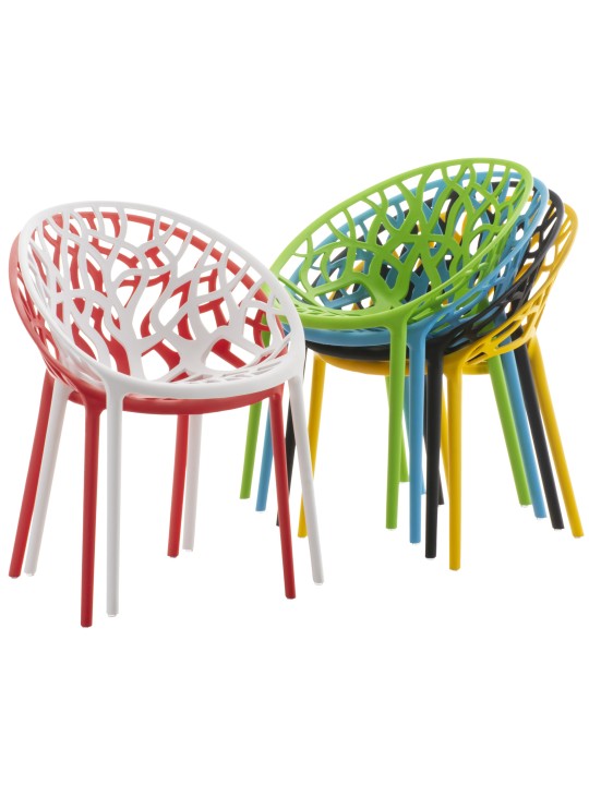 Sæt med 4 stole Hope, hvid Sæt med 4 stole Hope, hvid