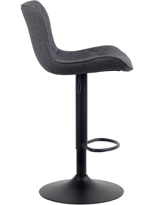 Barstol Linus stof, sort
