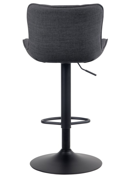 Barstol Linus stof, sort
