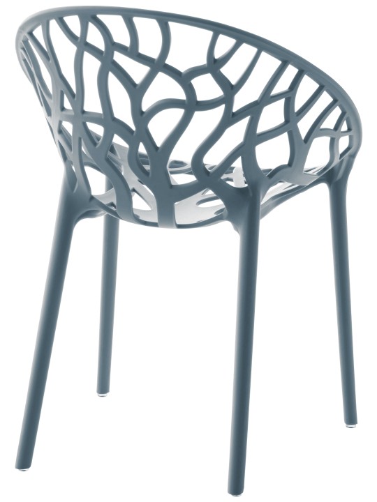 Sæt med 4 stole Hope, grå