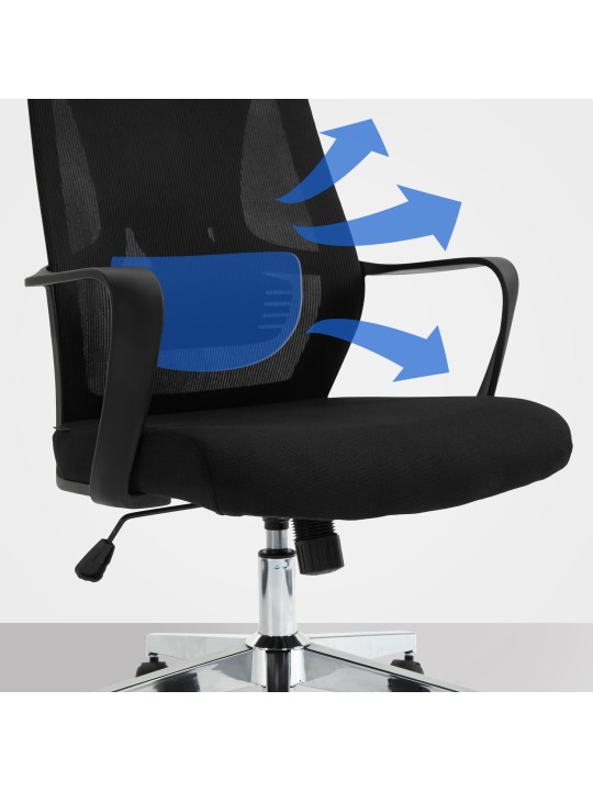 Kontorstol Kanab, sort Kontorstol Kanab, sort