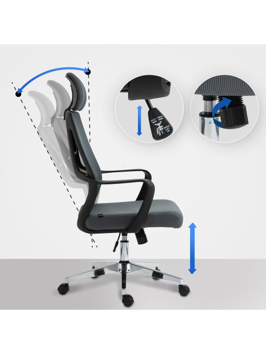 Kontorstol Kanab, grå Kontorstol Kanab, grå