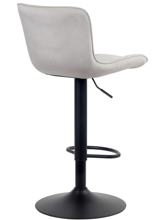 Sæt med 2 barstole Linus velvet, creme