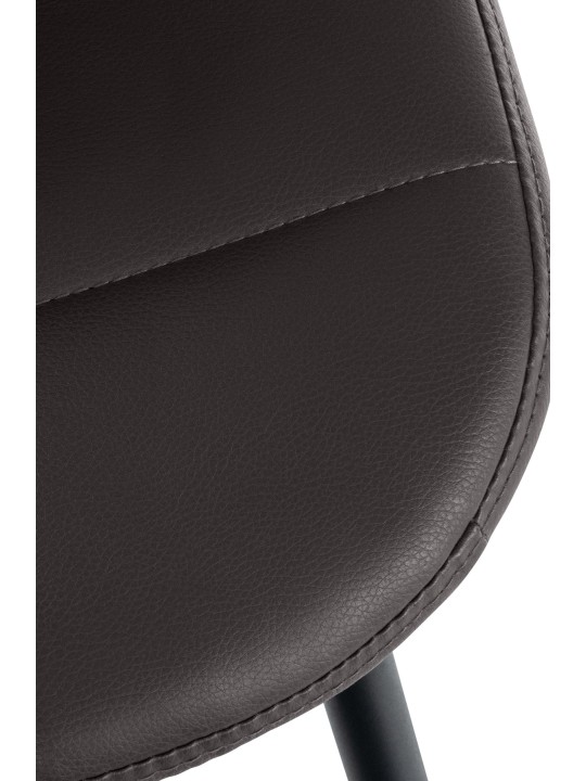 Stol Tom imiteret læder, brun