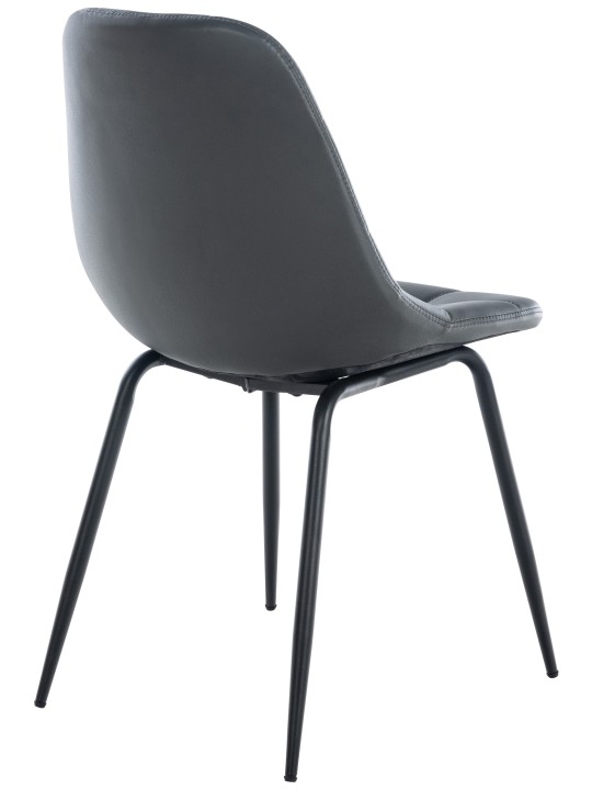 Stol Tom imiteret læder, grå