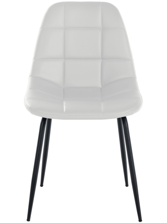 Stol Tom imiteret læder, hvid