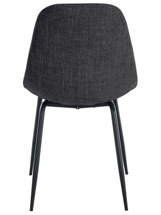 Stol Tom stof, mørkegrå