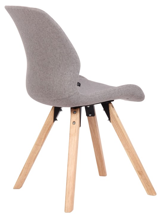 Stol Luna stof, grå