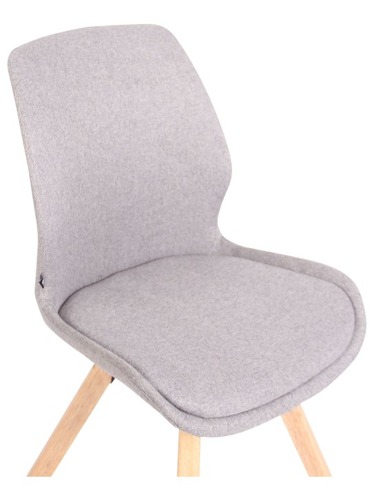 Stol Luna stof, grå