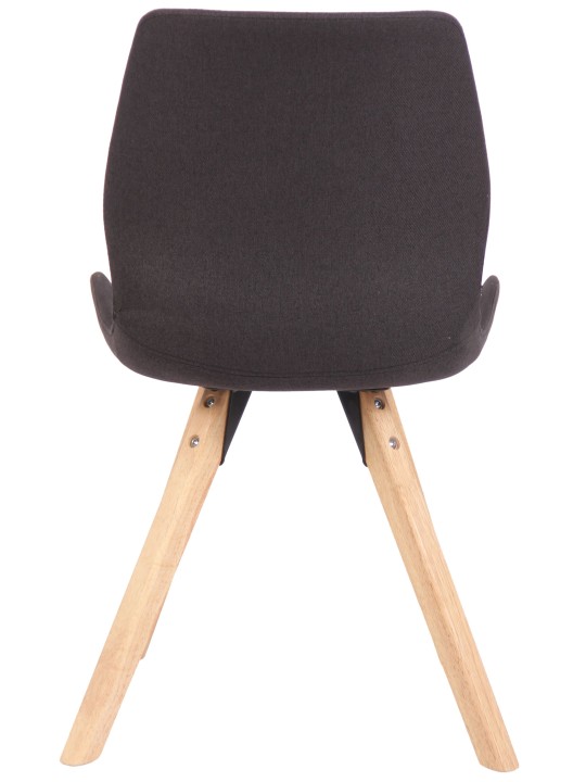 Stol Luna stof, sort