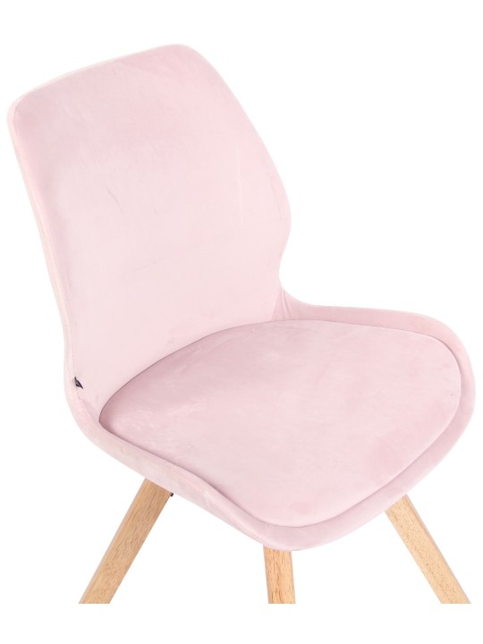 Stol Luna Velvet, pink
