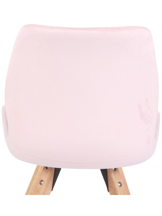 Stol Luna Velvet, pink
