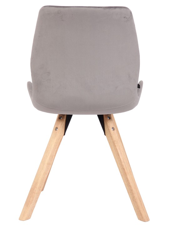 Stol Luna Velvet, grå