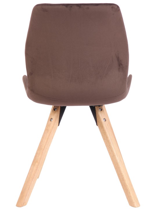 Stol Luna Velvet, brun