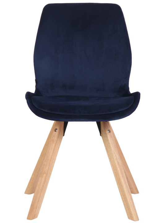 Stol Luna Velvet, blå