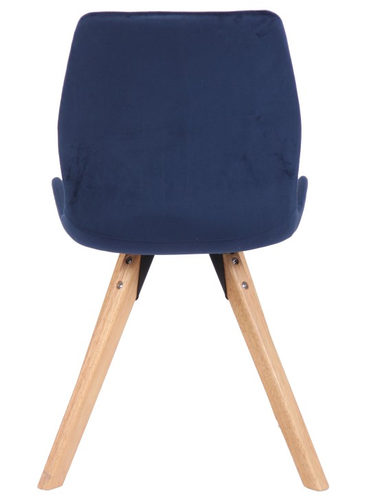 Stol Luna Velvet, blå
