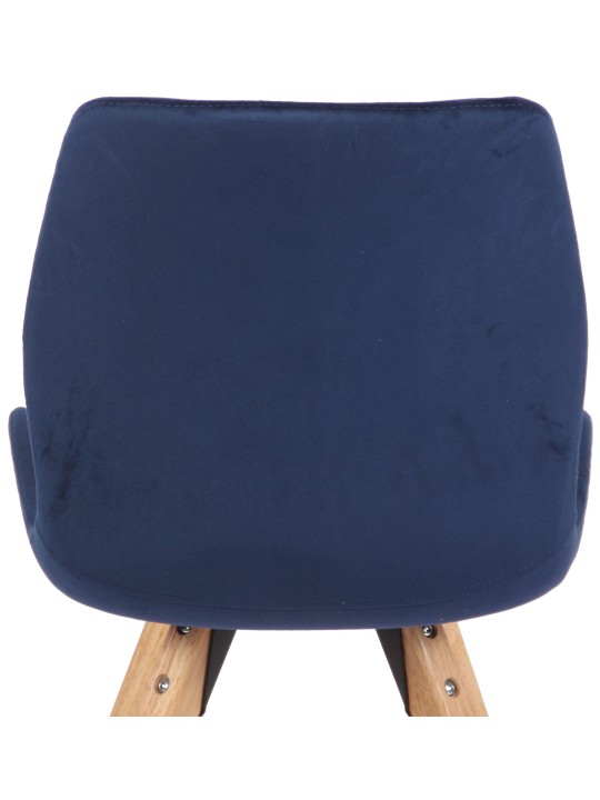 Stol Luna Velvet, blå