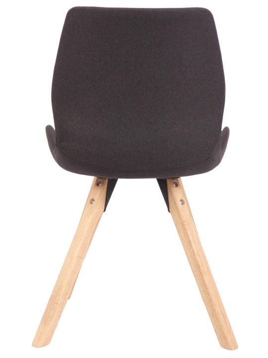 Sæt med 2 stole Luna stof, sort Sæt med 2 stole Luna stof, sort