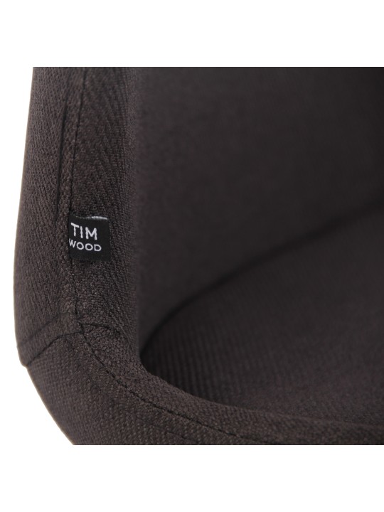 Sæt med 2 stole Luna stof, sort Sæt med 2 stole Luna stof, sort