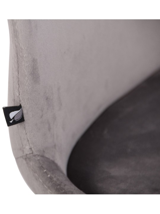 Sæt med 2 stole Luna velvet, grå Sæt med 2 stole Luna velvet, grå