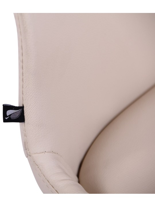 Sæt med 4 stole Luna imiteret læder, creme Sæt med 4 stole Luna imiteret læder, creme