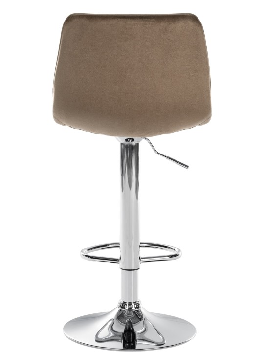 Barstol Lex fløjlskrom, brun