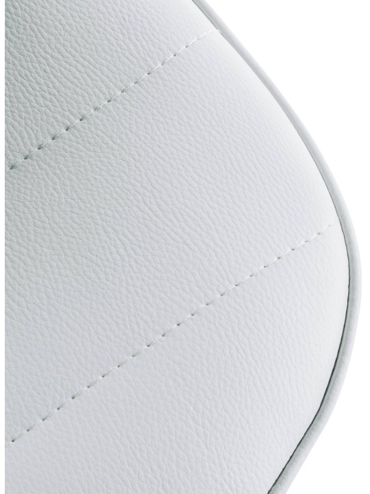 Barstol Lex imiteret læder, hvid