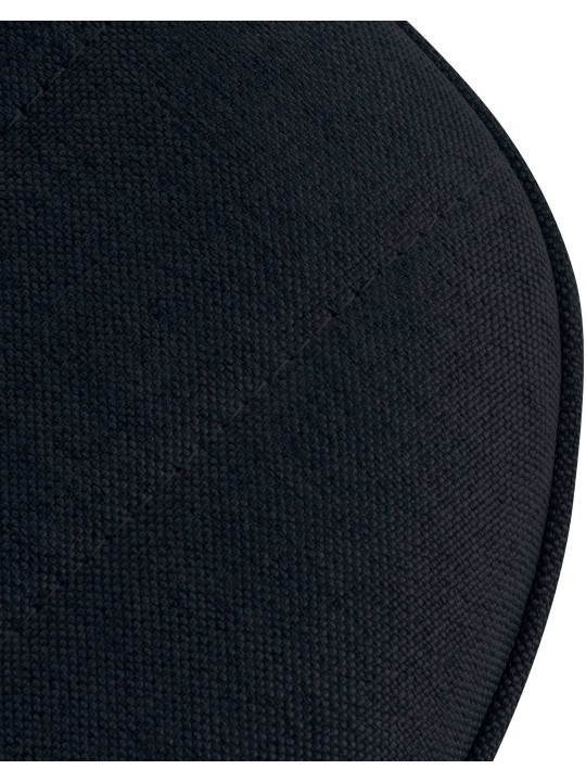 Barstol Lex stof krom, sort