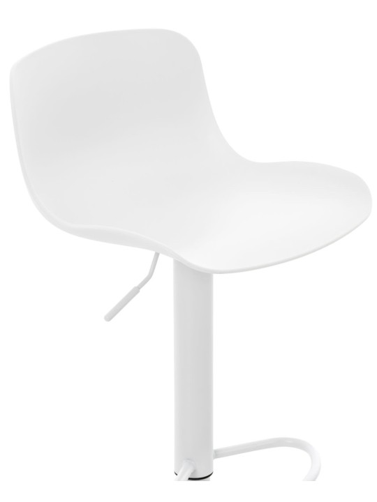 Sæt med 4 barstole Almada, hvid