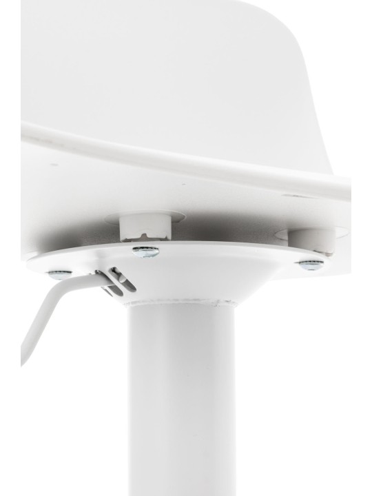 Sæt med 4 barstole Almada, hvid