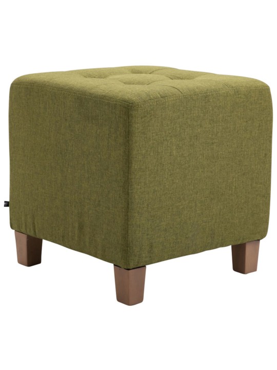 Sæt med 2 Farao taburetter, antik-lys, grøn