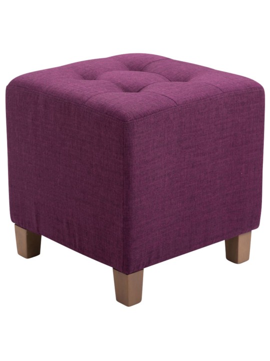 Sæt med 2 Farao taburetter, antik-lys, lilla