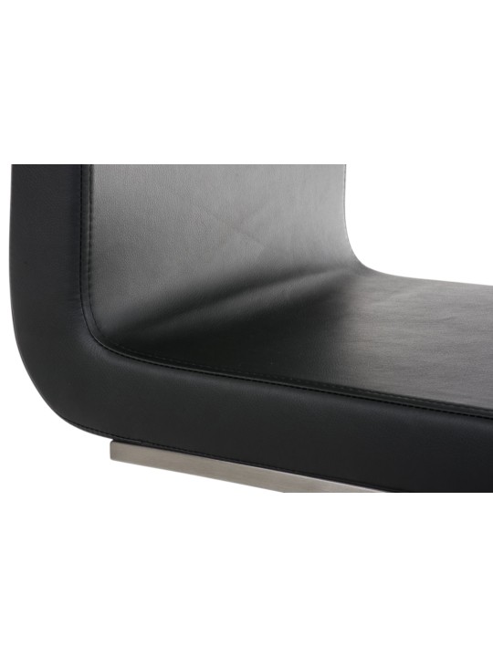 Sæt med 2 Belfort spisestuestole, sort