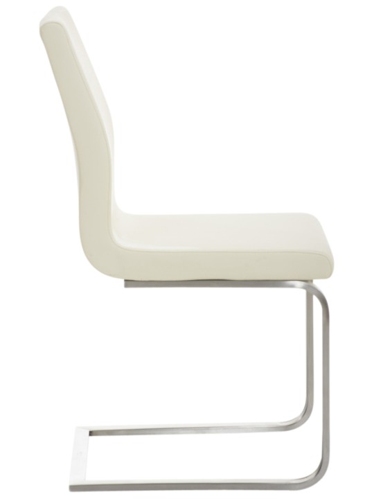 Sæt med 2 Belfort spisestuestole, creme