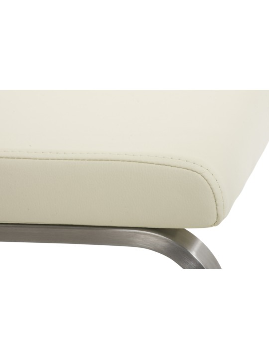 Sæt med 2 Belfort spisestuestole, creme