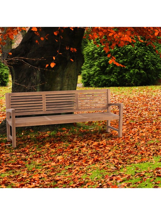 Teak bænk Halden 220 cm, teak