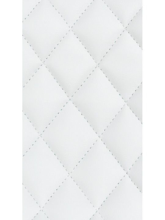 Barstol Minosa imiteret læder, hvid