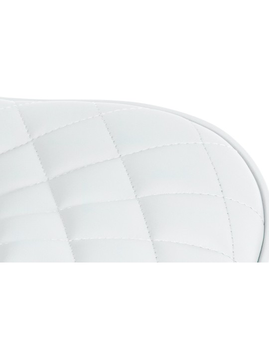 Barstol Minosa imiteret læder, hvid