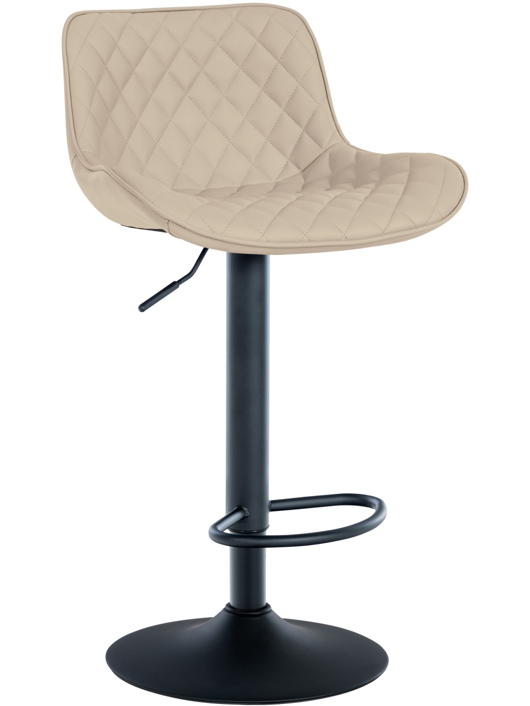 Barstol Minosa imiteret læder, creme