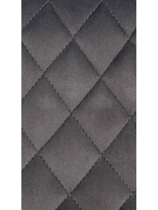 Barstol Minosa fløjl, mørkegrå