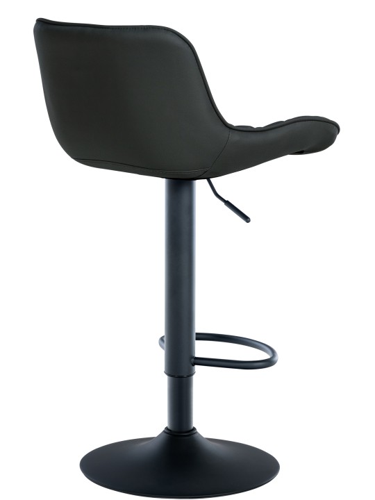 Sæt med 2 barstole Minosa imiteret læder, sort Sæt med 2 barstole Minosa imiteret læder, sort