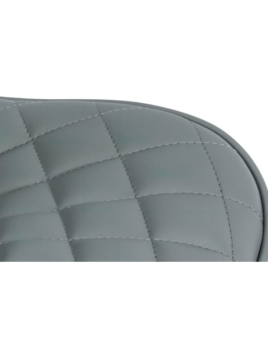 Sæt med 2 barstole Minosa imiteret læder, grå