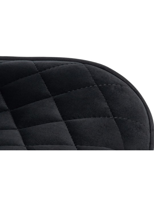 Sæt med 2 barstole Minosa velvet, sort Sæt med 2 barstole Minosa velvet, sort