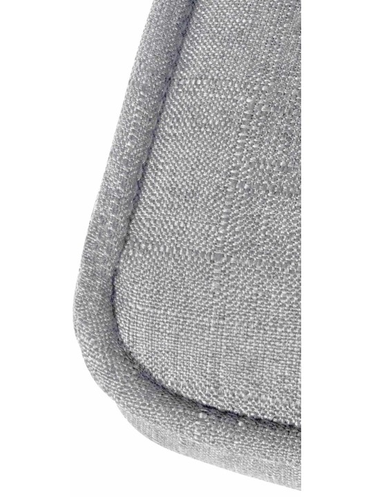 Barstol Peking V2 stof krom, lysegrå