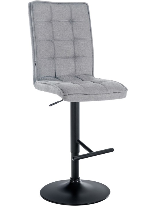 Barstol Peking V2 stof, lysegrå